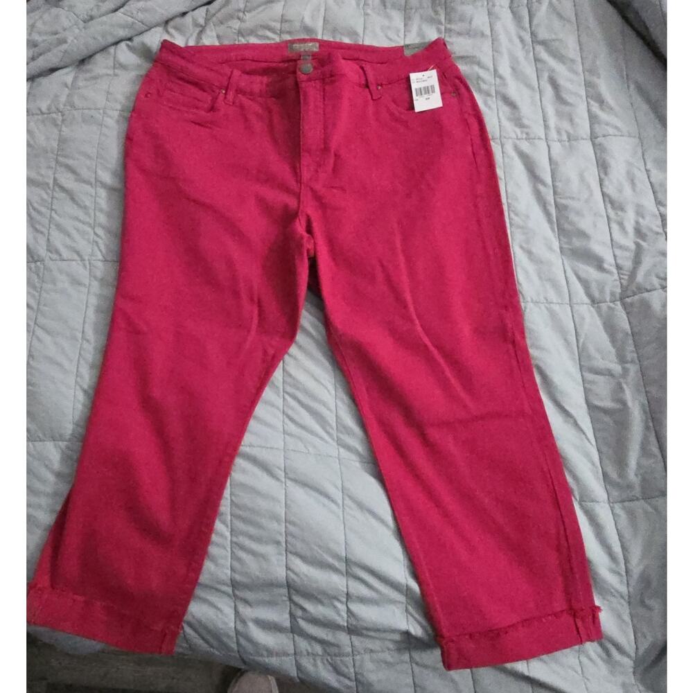 Kut From The Kloth Women's Pink Crop Pants